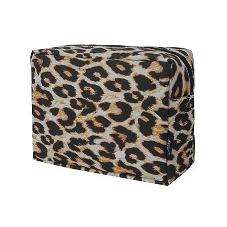 Wild Leopard NGIL Large Cosmetic Travel Pouch
