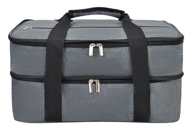 NEW391 Solid Gray NGIL Casserole Bag