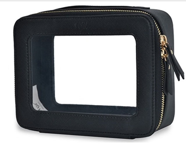 P1397 NGIL Clear Faux Leather Toiletry Bag