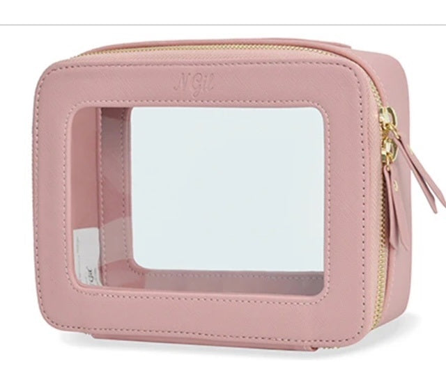 P1397 NGIL Clear Faux Leather Toiletry Bag