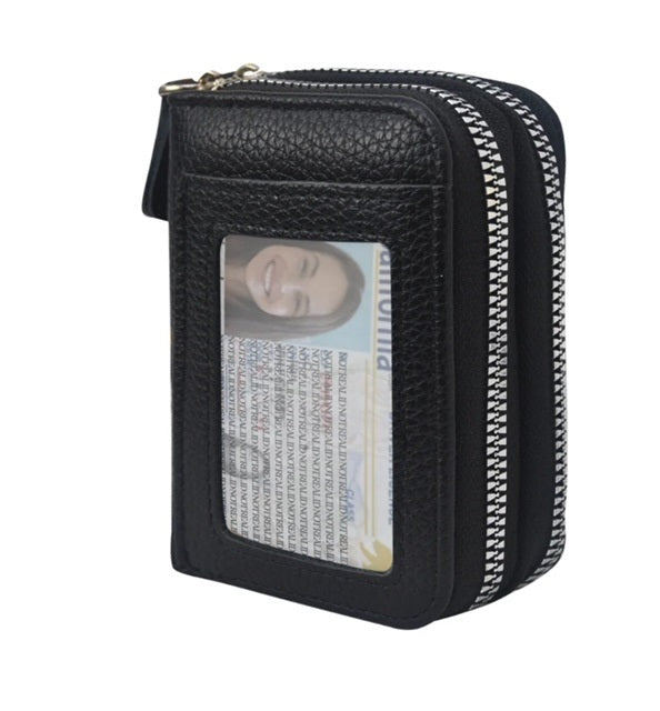 P1403 Faux Leather NGIL Zippered Wallet