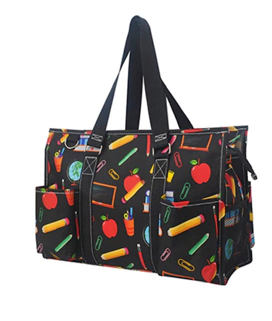 ABU733 School Is Cool NGIL Canvas Tote Bag