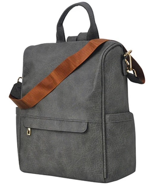 P1313 Faux Leather NGIL Traveler Backpack