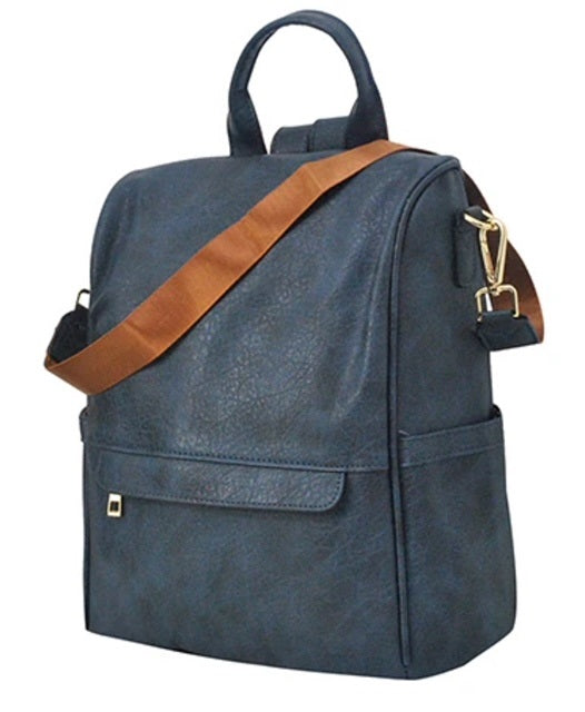 P1313 Faux Leather NGIL Traveler Backpack