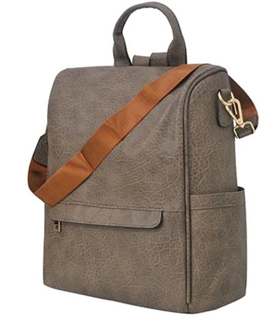 P1313 Faux Leather NGIL Traveler Backpack