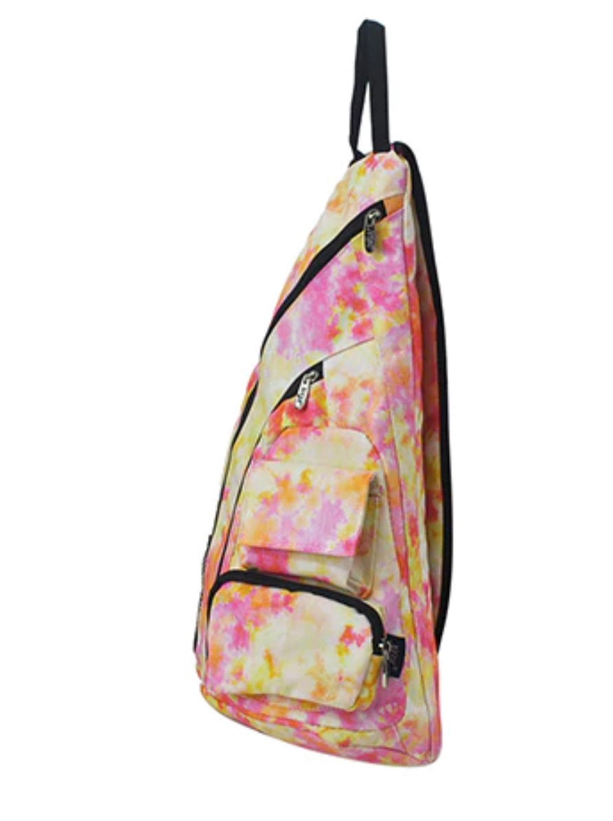 Tropical Tie Dye NGIL Sling Backpack