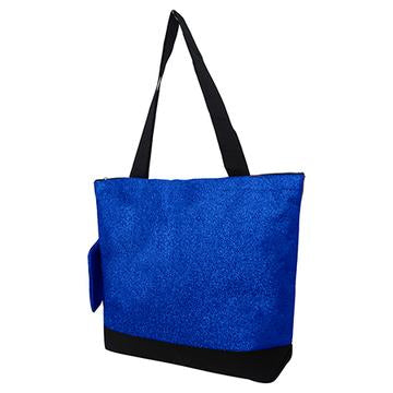 Black Glitter NGIL Canvas Tote Bag