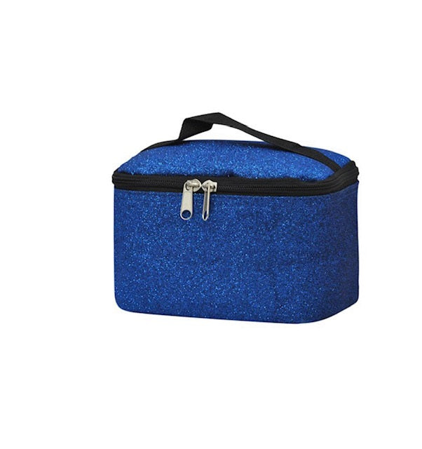 Black Glitter NGIL Cosmetic Case