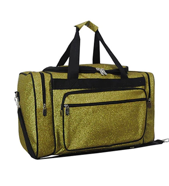 Canvas 20" Glitter Duffel Bag
