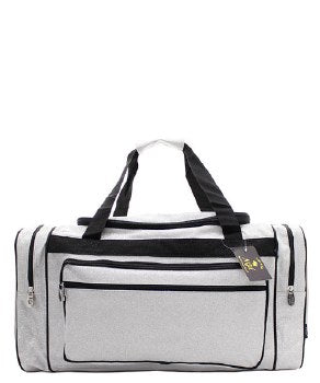 Canvas 20" Glitter Duffel Bag