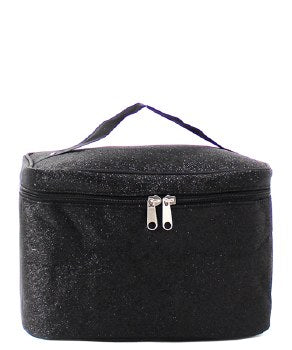GLE983 Canvas Fashion Glitter Cosmetic Case