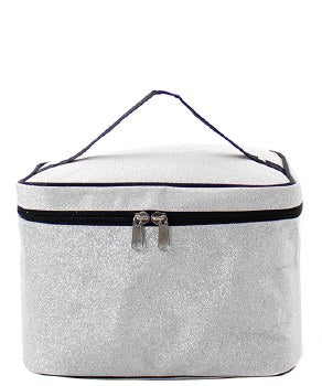 GLE983 Canvas Fashion Glitter Cosmetic Case