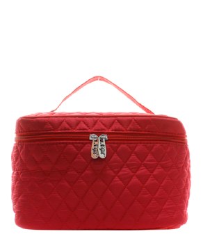 Solid Color Large Traveling Cosmetic Case