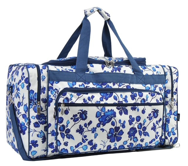 BDM423-NVY Bluebonnet Belle NGIL Canvas 23" Duffle Bag