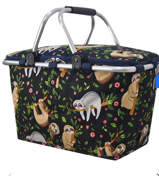 SLOTH LIFE INSULATED MARKET TOTE