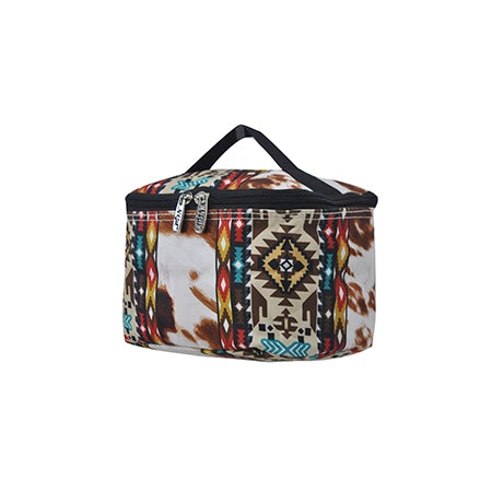 Tribal Cow Print NGIL Cosmetic Case