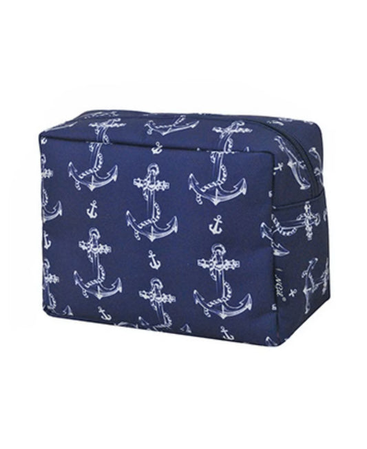 ANK613 Vintage Anchor NGIL Large Cosmetic Travel Pouch