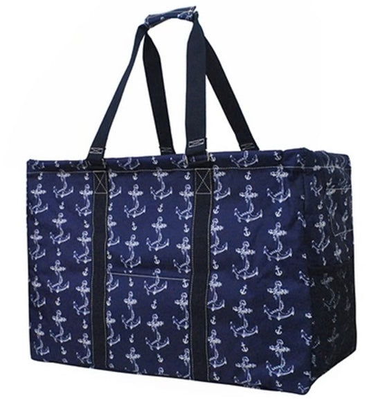 ANK809 Vintage Anchor NGIL Mega Shopping Utility Tote Bag