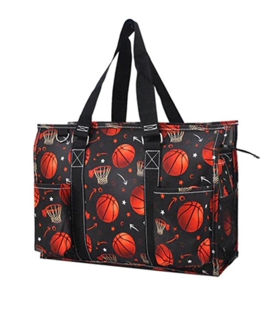 BKB731 Slam Dunk NGIL Zippered Caddy Organizer Tote Bag