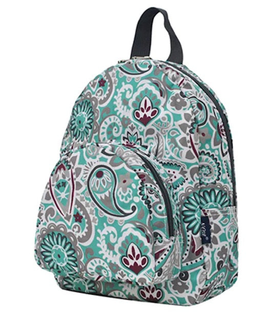 Swirls In Aqua NGIL Mini Backpack