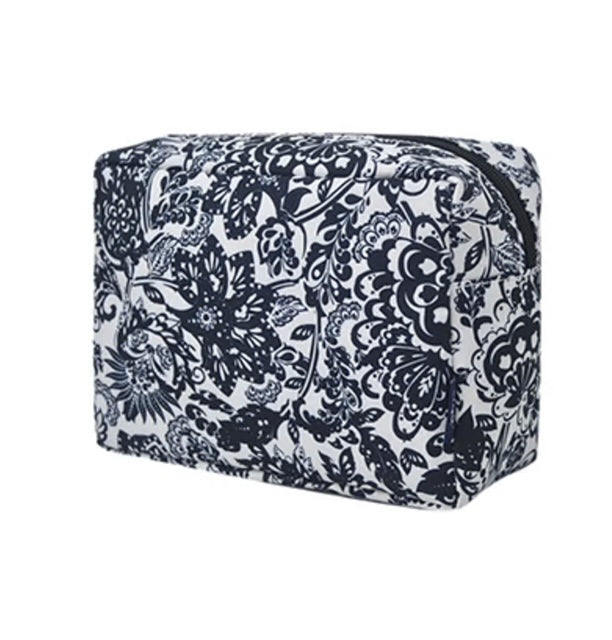 Damask Bliss NGIL Large Cosmetic Travel Pouch