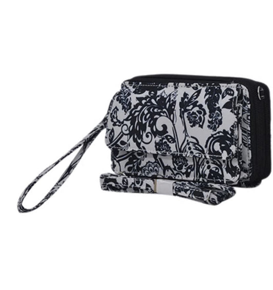 Damask Bliss NGIL Canvas All in One Wallet