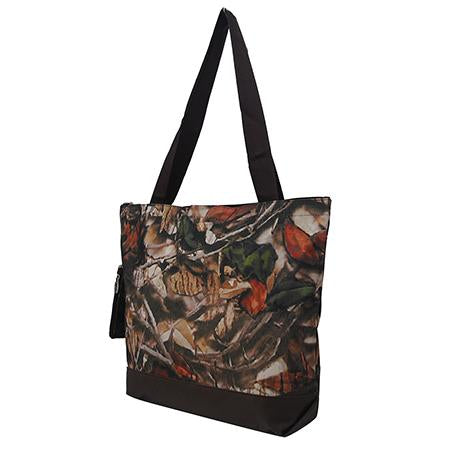 Brown Camouflage NGIL Canvas Tote Bag