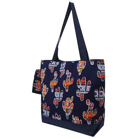 Colorful Cactus NGIL Canvas Tote Bag