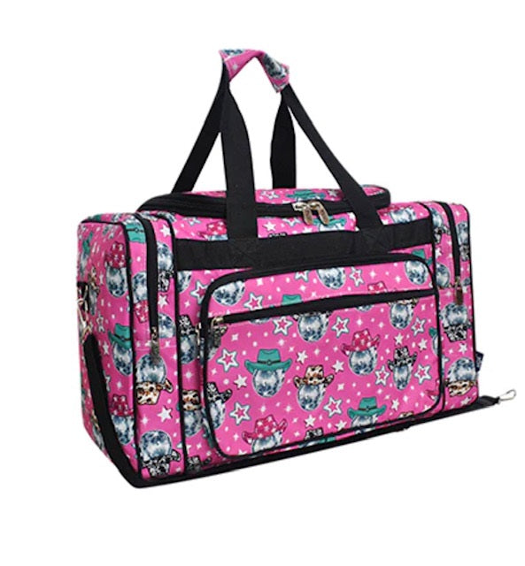 Disco Cowgirl NGIL Canvas 20" Duffle Bag