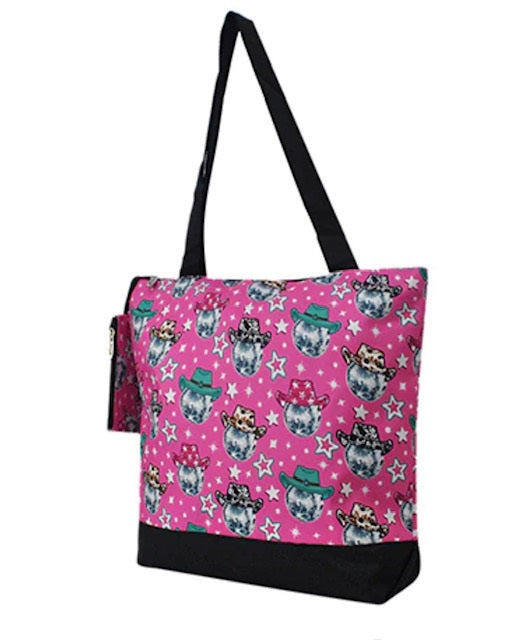 Disco Cowgirl NGIL Canvas Tote Bag