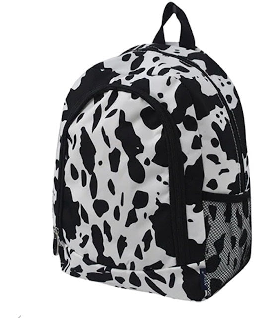 Black Cow Medium NGIL Canvas Backpack