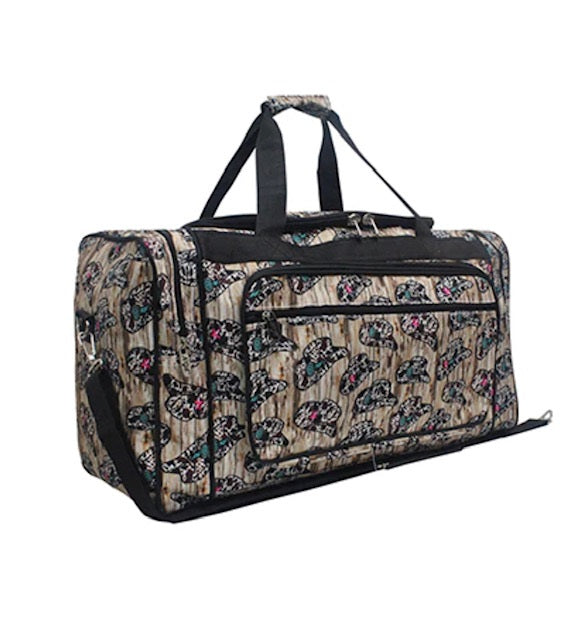 Darlin' Cowgirl NGIL Canvas 20" Duffle Bag