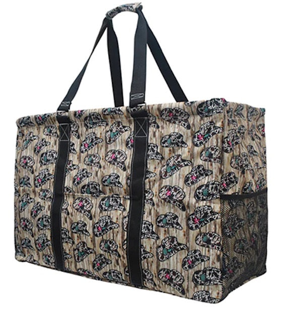 Darlin' Cowgirl NGIL Mega Shopping Utility Tote Bag