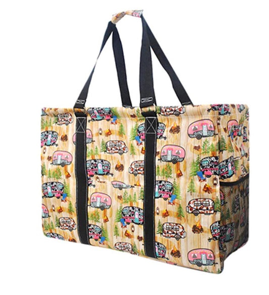 Western Camper Mega Shopping Utility Tote Bag