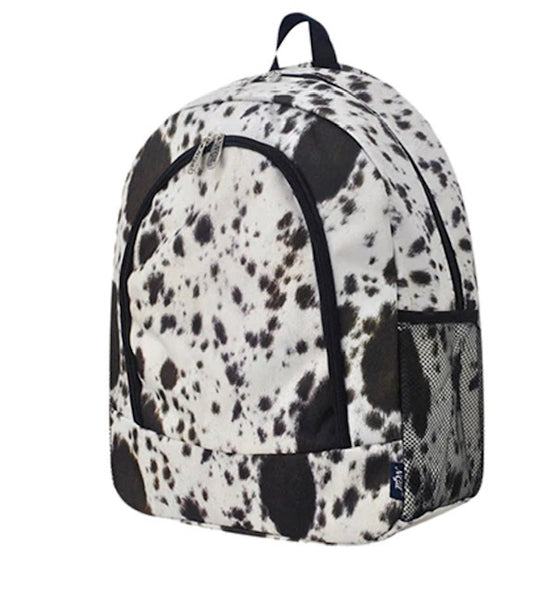 Black Cowhide NGIL Canvas Backpack