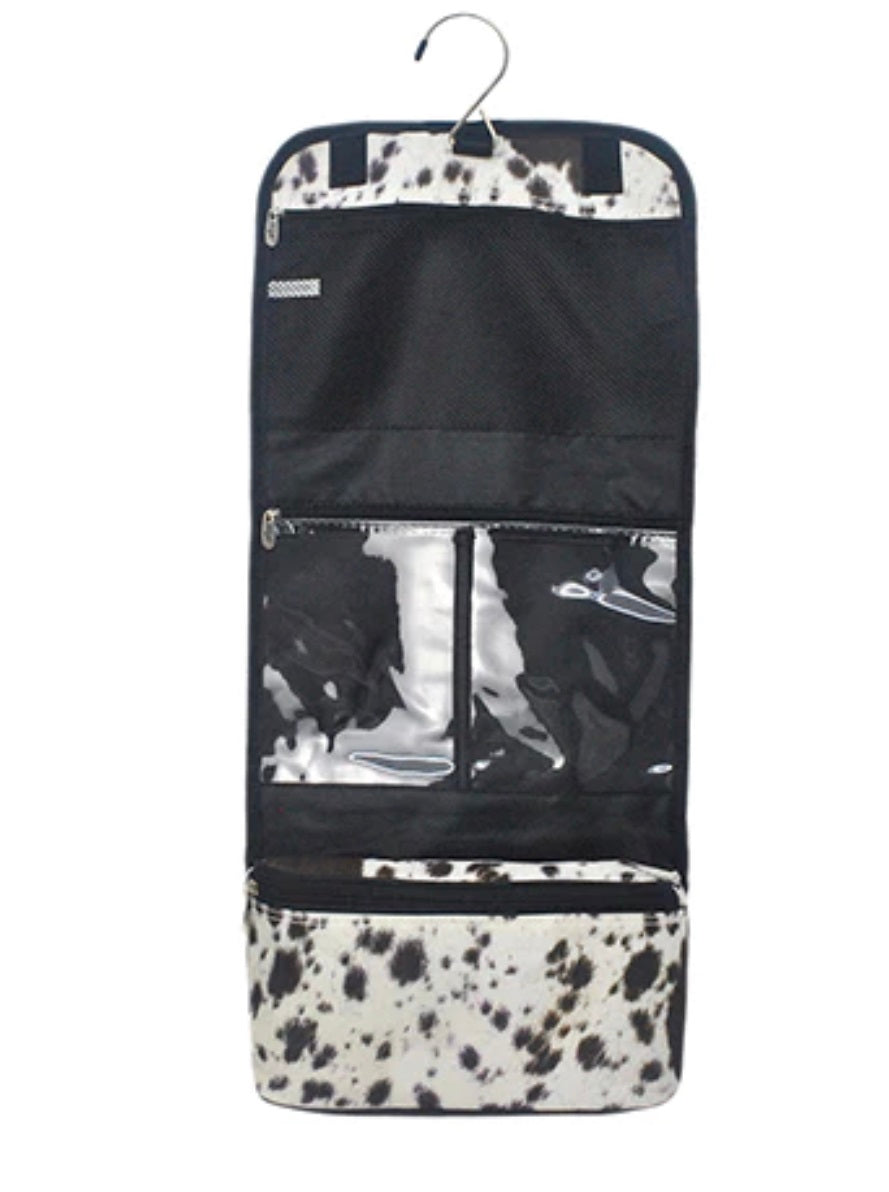 Black Cowhide NGIL Traveling Toiletry Bag