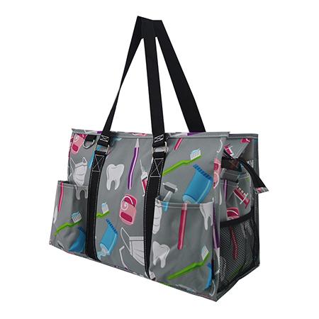 Dentist NGIL Zippered Caddy Organizer Tote Bag (with bottom board)