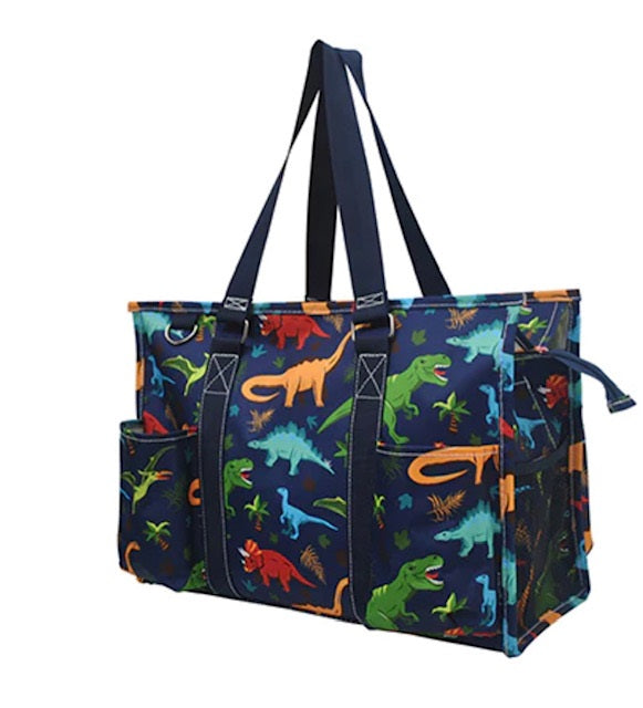 Dino World NGIL Zippered Caddy Organizer Tote Bag