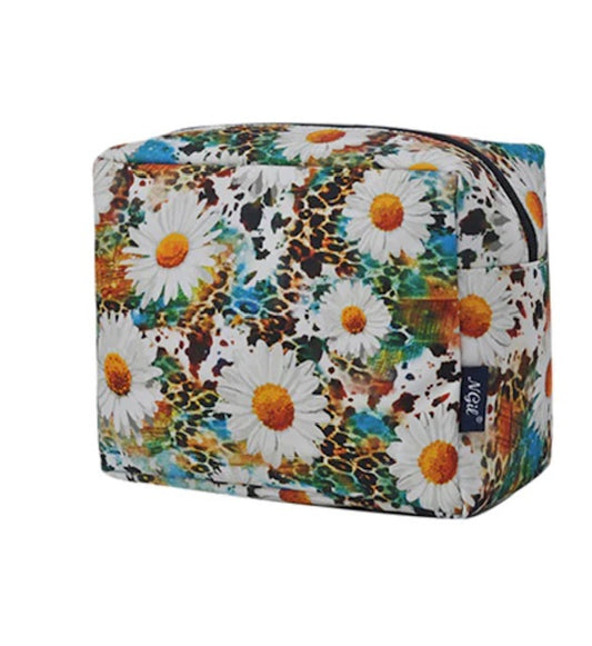 Wild Daisy NGIL Large Cosmetic Travel Pouch