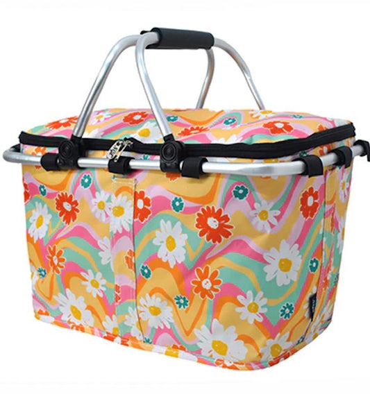 Diving In Flowers NGIL Insulated Market Basket