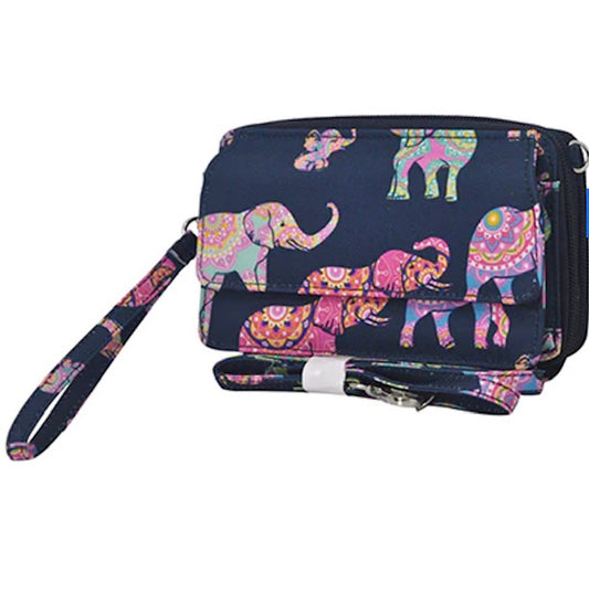 Bohemian Elephant NGIL Canvas All in One Wallet