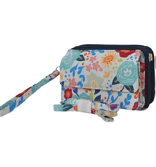 Spring Blossoms NGIL Canvas All in One Wallet