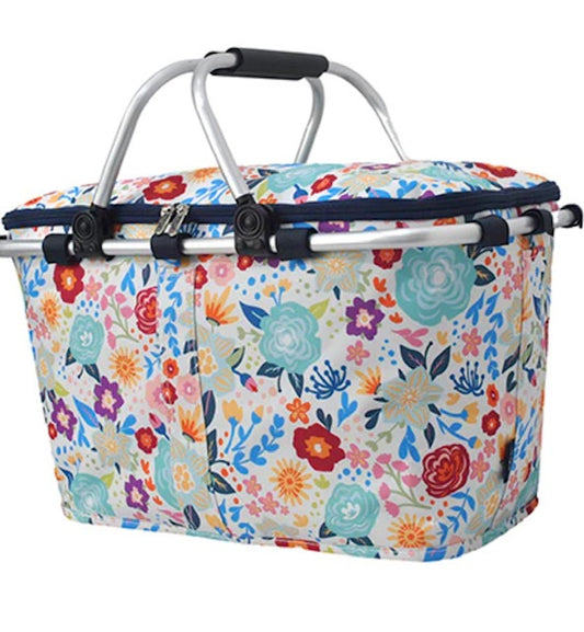 Spring Blossoms NGIL Insulated Market Basket