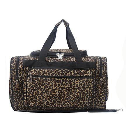 Leopard Print NGIL Canvas 20" Duffle Bag