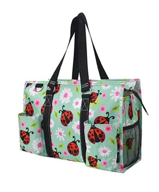 Lady-Bug NGIL Zippered Caddy Organizer Tote Bag