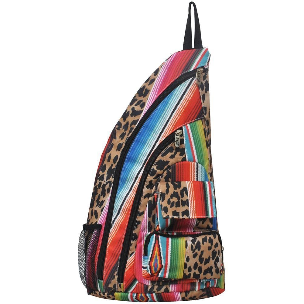 Leopard Serape NGIL Sling Backpack