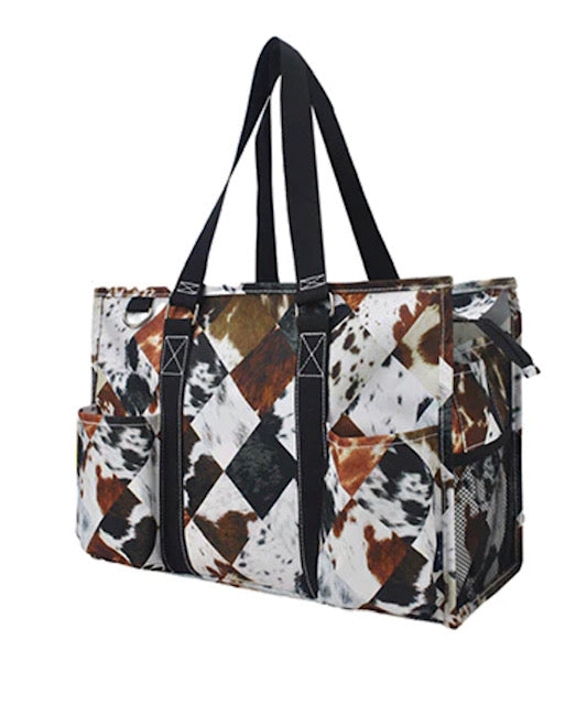 Deja Moo NGIL Zippered Caddy Organizer Tote Bag