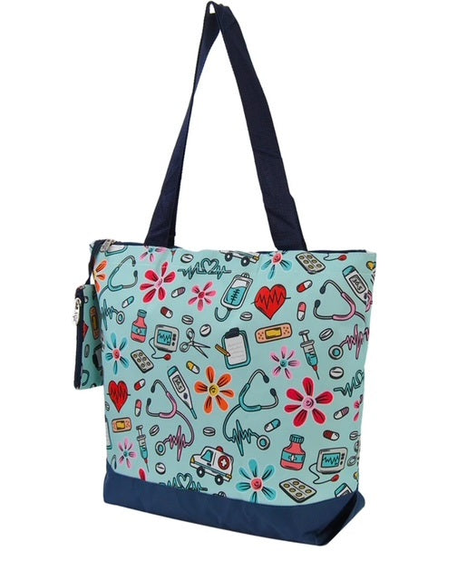 NRF821   Groovy Nurse NGIL Canvas Tote Bag