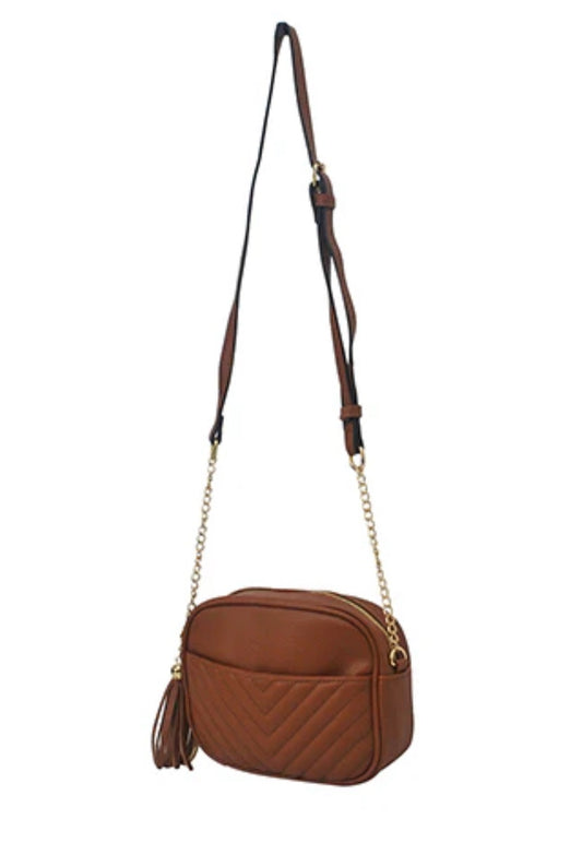 P1325  Chic Faux Leather NGIL Crossbody Bag