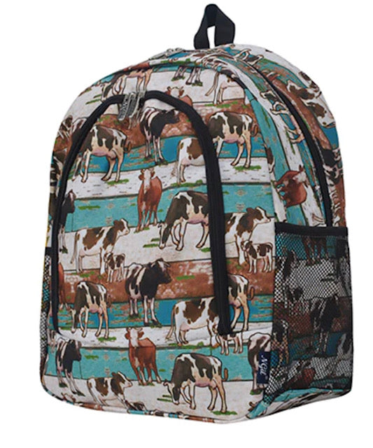 Country Side Moo NGIL Canvas Backpack